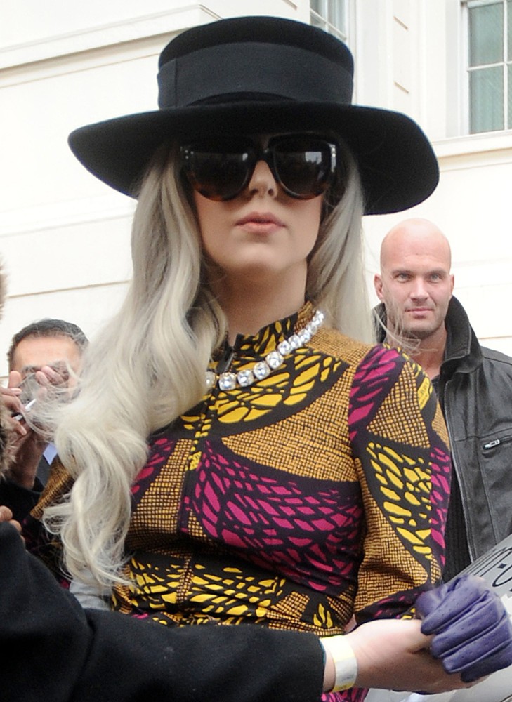 Lady GaGa;<br>Lady GaGa Seen Leaving Her Hotel in London