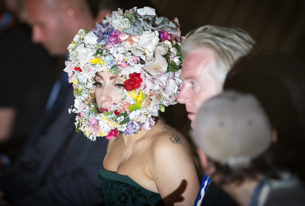 Lady GaGa;<br>London Fashion Week Spring-Summer 2013 - Philip Treacy - Front Row