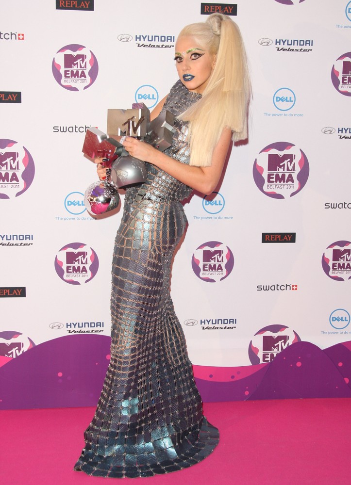 Lady GaGa;<br>The MTV Europe Music Awards 2011 (EMAs) - Press Room