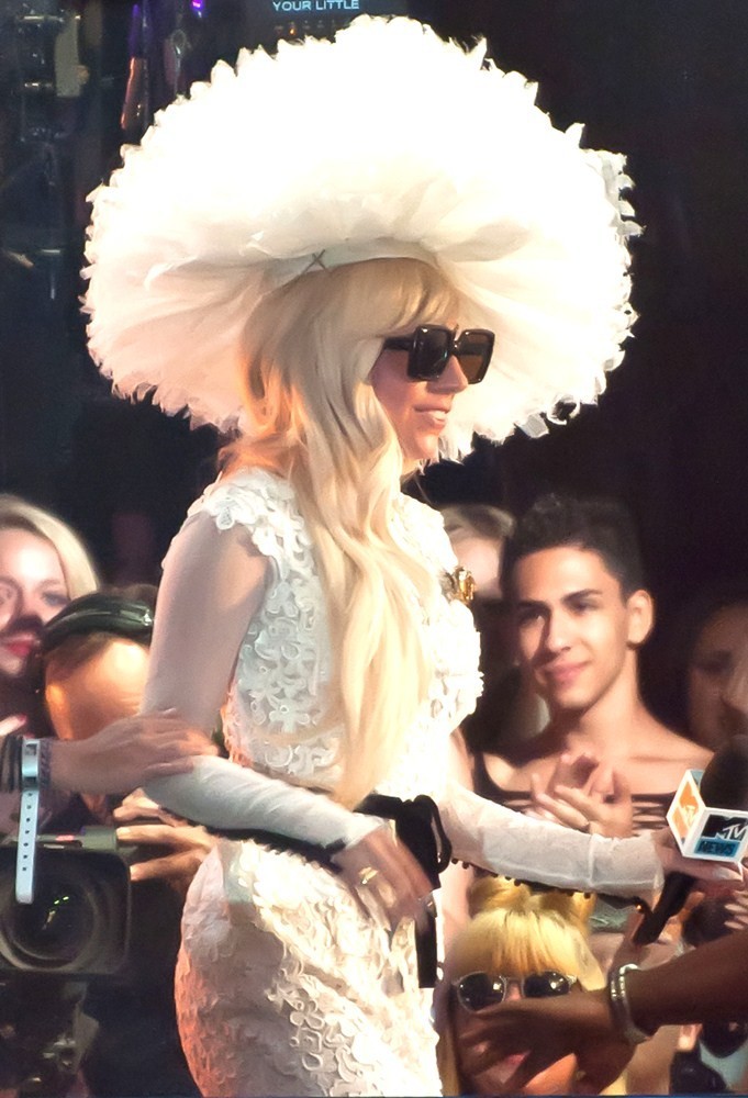 Lady GaGa;<br>Lady GaGa Filming for MTV's TRL