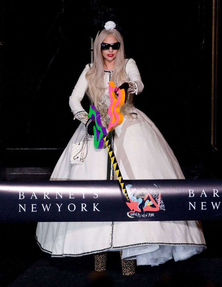Lady GaGa;<br>Lady GaGa at The Ribbon Cutting Ceremony to Open GaGa's Workshop
