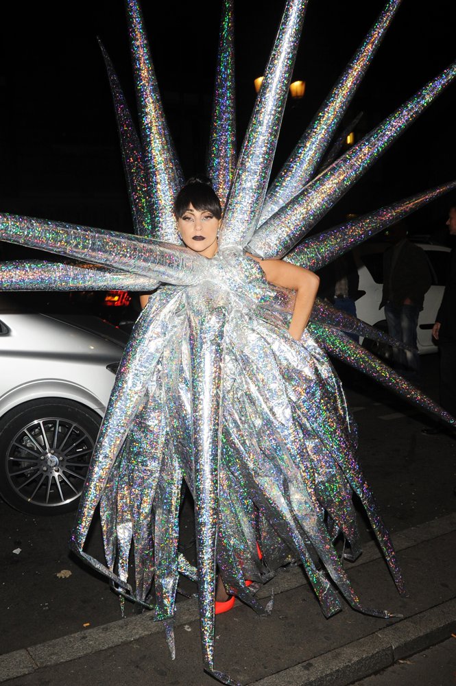 Lady GaGa Out and About in Paris