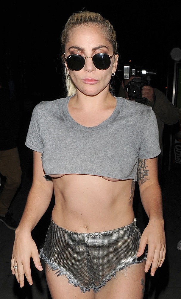 Lady GaGa Performing A Surprise 30 Minutes Set at Moth Club