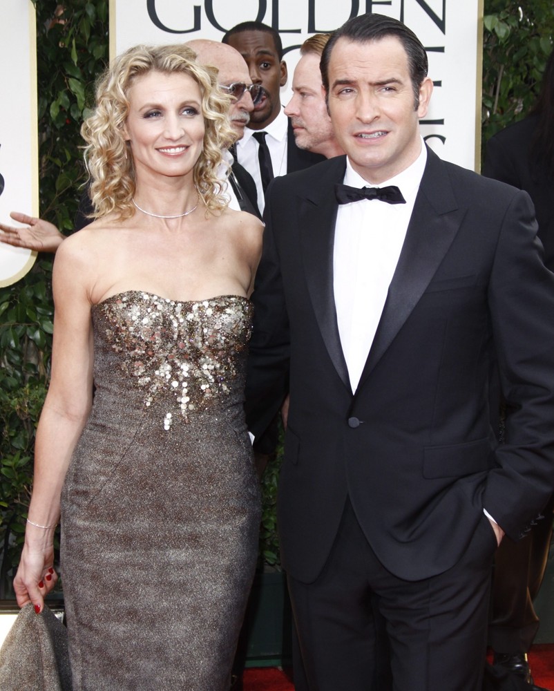 Alexandra Lamy;Jean Dujardin;<br>The 69th Annual Golden Globe Awards - Arrivals