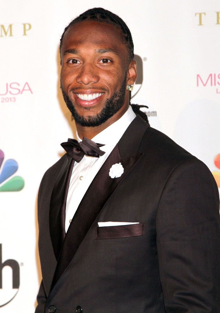 Larry Fitzgerald;<br>2013 Miss USA Pageant - Arrivals