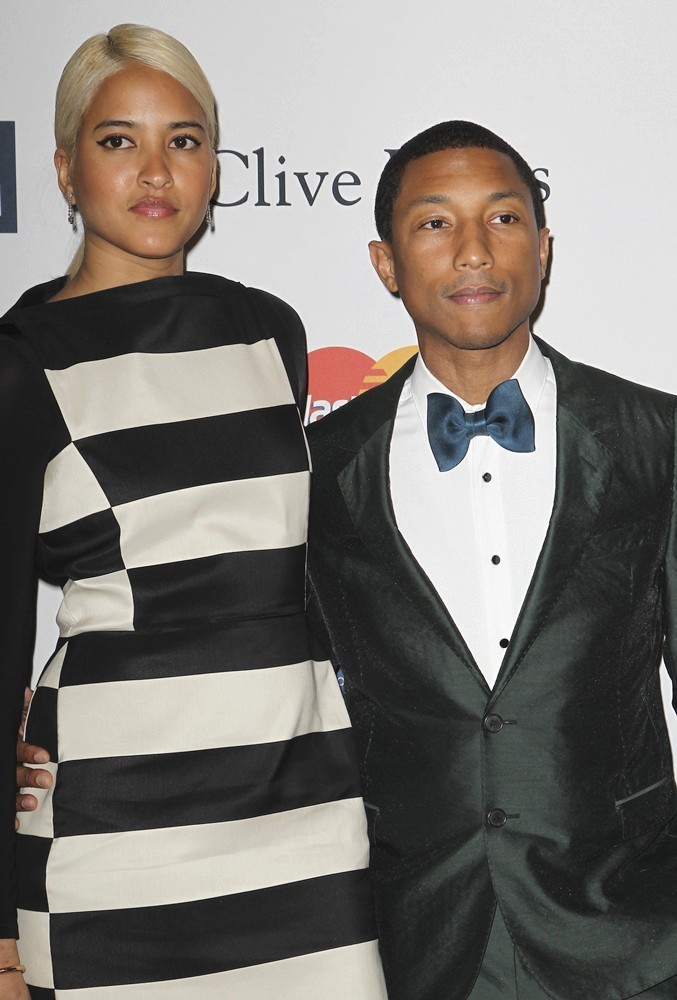 Helen Lasichanh;Pharrell Williams;<br>Clive Davis and The Recording Academy's 2013 Pre-Grammy Gala and Salute to Industry Icons