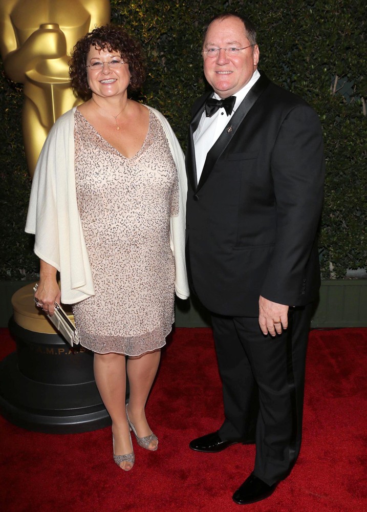 Nancy Lasseter;John Lasseter;<br>The Academy of Motion Pictures Arts and Sciences' 4th Annual Governors Awards - Arrivals