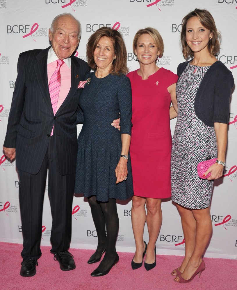 Leonard Lauder;Judith Glickman;Amy Robach;Kinga Lampert;<br>2014 Breast Cancer Research Symposium and Luncheon