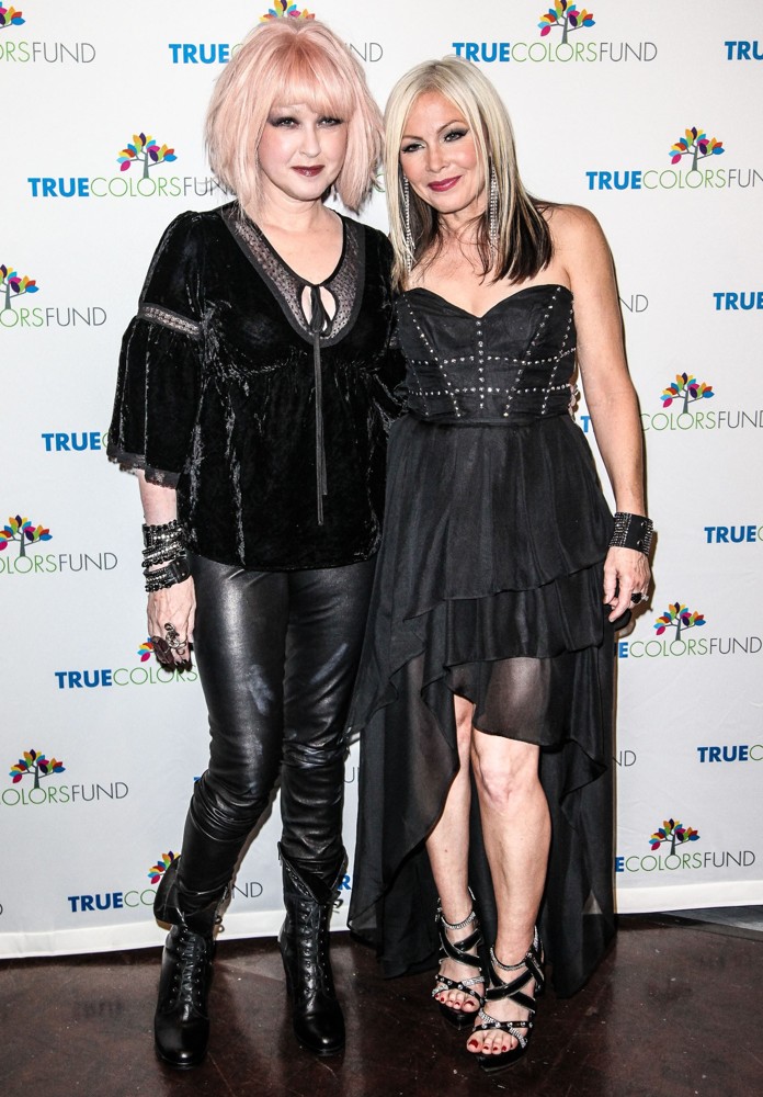 Cyndi Lauper;Terri Nunn;<br>Cyndi Lauper and Friends: Home for The Holiday's Concert - Arrivals
