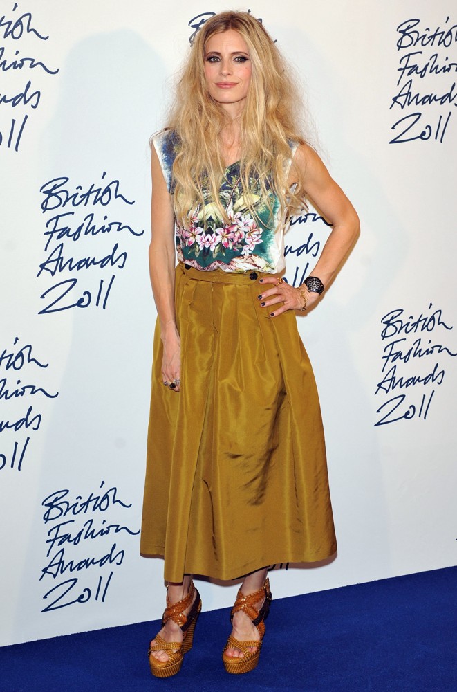 Laura Bailey;<br>British Fashion Awards 2011 - Press Room