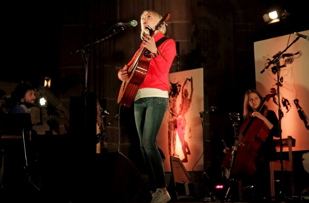 Laura Marling;<br>Laura Marling Performing Live at Liverpool Anglican Cathedral