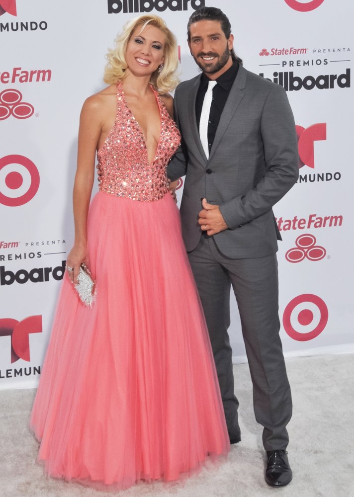 Carolina Laursen;David Chocarro;<br>2015 Billboard Latin Music Awards - Arrivals