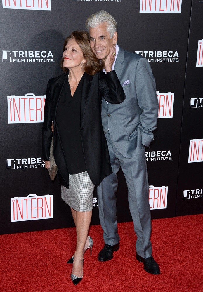 Linda Lavin;Steve Bakunas;<br>New York Premiere of Warner Bros. Pictures' The Intern - Red Carpet Arrivals