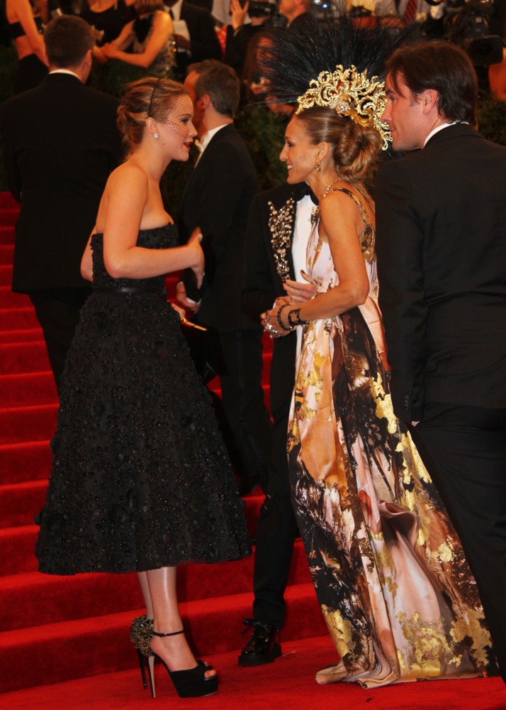 Jennifer Lawrence;Sarah Jessica Parker;<br>PUNK: Chaos to Couture Costume Institute Gala