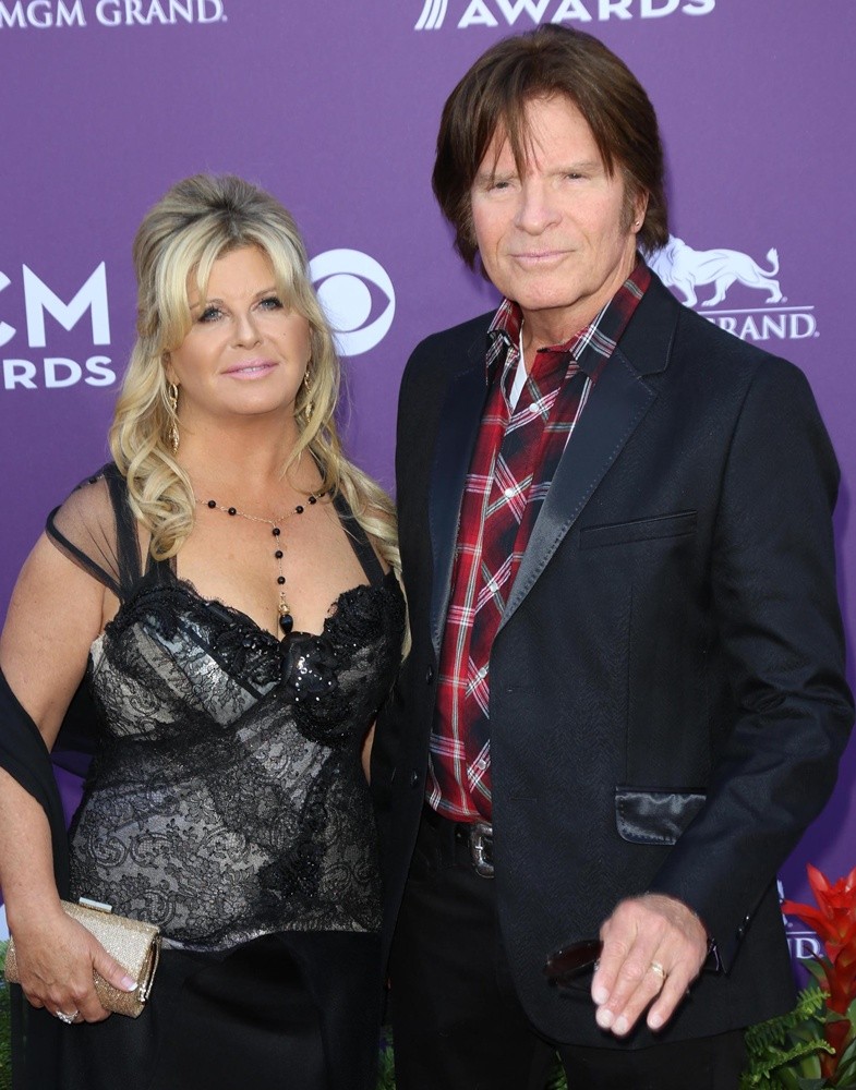 Julie Lebiedzinski;John Fogerty;<br>48th Annual ACM Awards - Arrivals