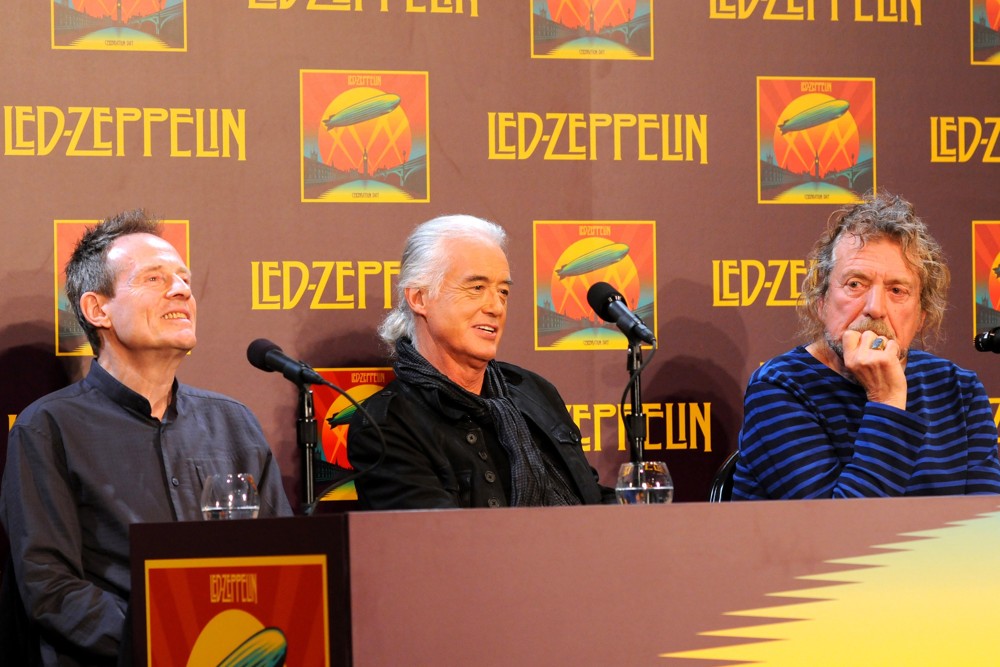 John Paul Jones;Jimmy Page;Robert Plant;Led Zeppelin;<br>Led Zeppelin Celebration Day Press Conference