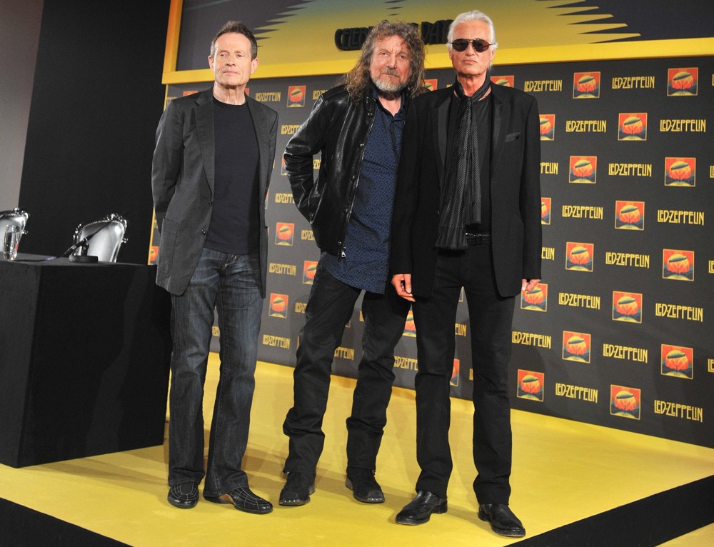 John Paul Jones;Robert Plant;Jimmy Page;Led Zeppelin;<br>Led Zeppelin Launch Their 2007 Celebration Day Concert - Photocall