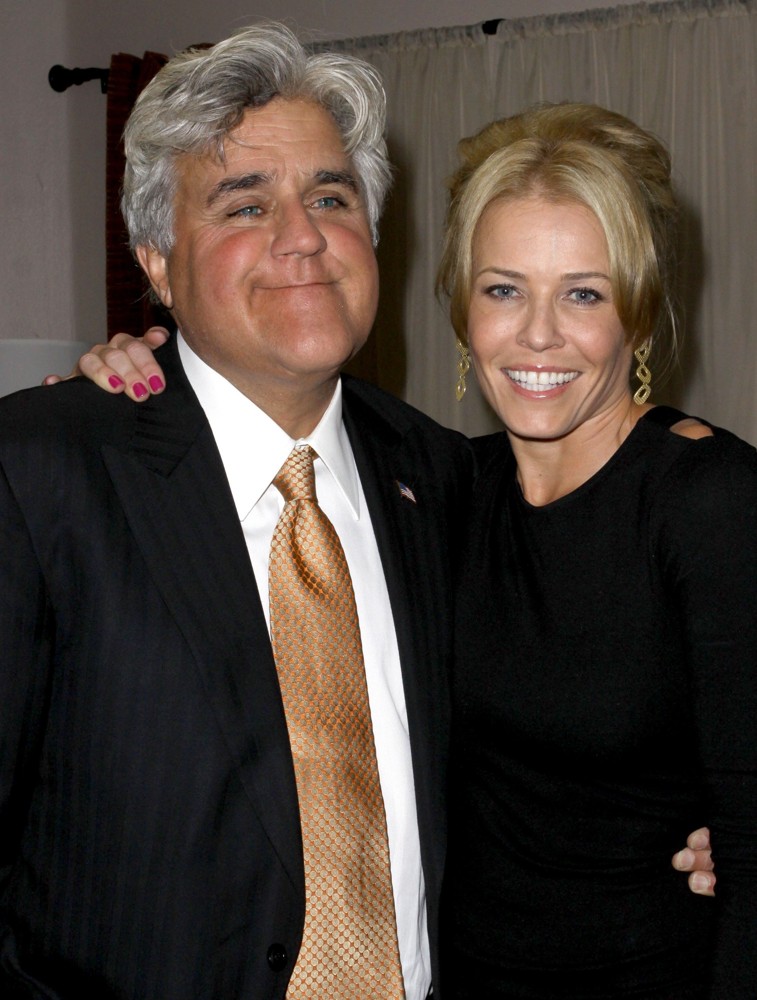 Jay Leno;Chelsea Handler;<br>The Los Angeles Gay and Lesbian Center 38th Anniversary Gala - Arrivals and Inside