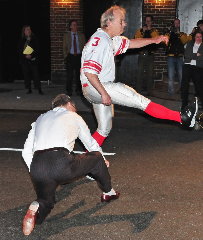 David Letterman;Bill Murray;<br>A Football Sketch for The Late Show with David Letterman