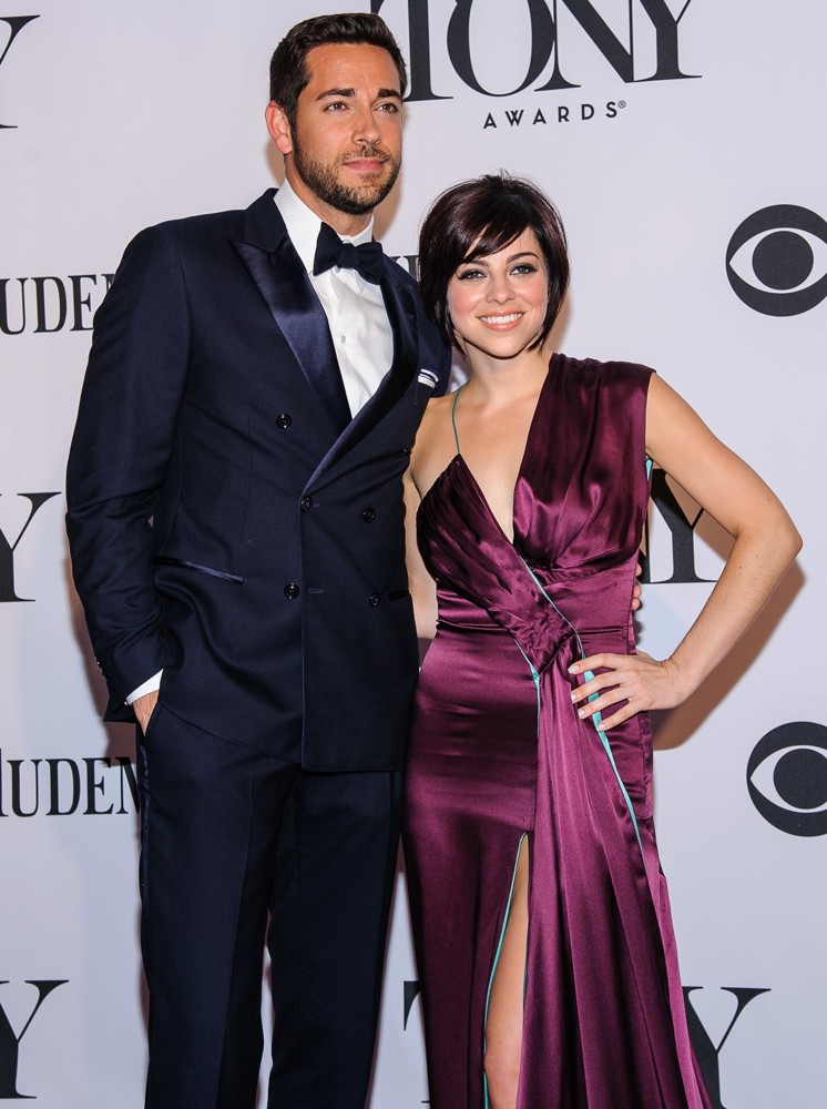 Zachary Levi;Laura Benanti;<br>The 67th Annual Tony Awards - Arrivals