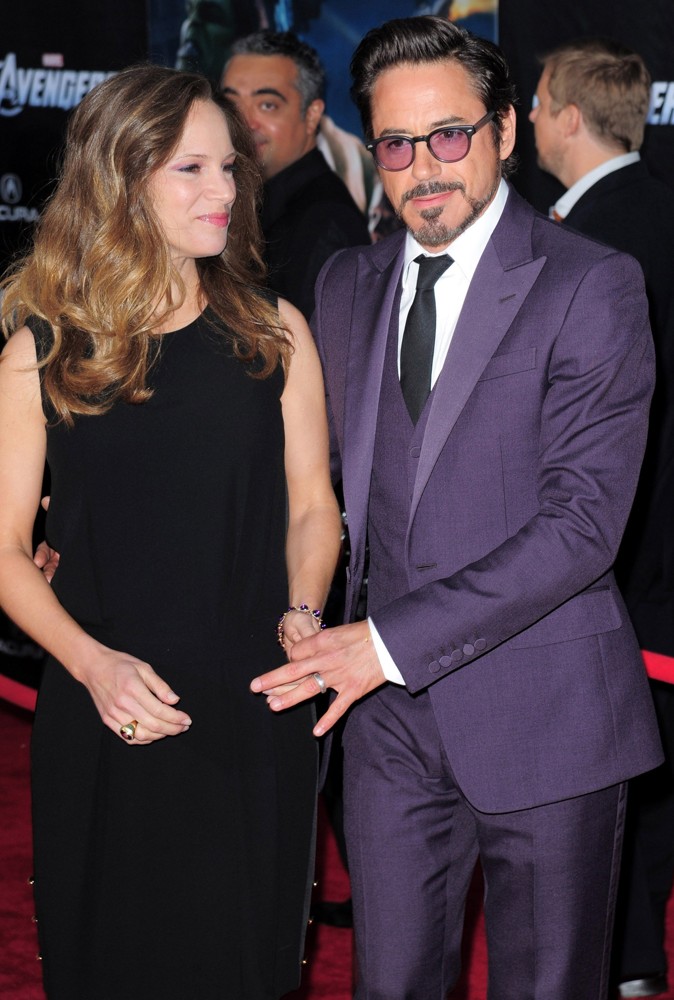Susan Levin;Robert Downey Jr.;<br>World Premiere of The Avengers - Arrivals