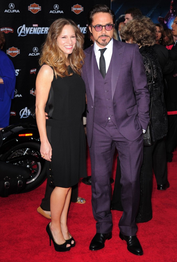 Susan Levin;Robert Downey Jr.;<br>World Premiere of The Avengers - Arrivals