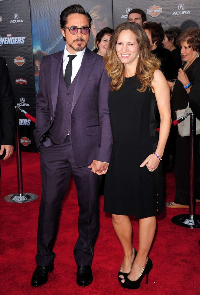Robert Downey Jr.;Susan Levin;<br>World Premiere of The Avengers - Arrivals