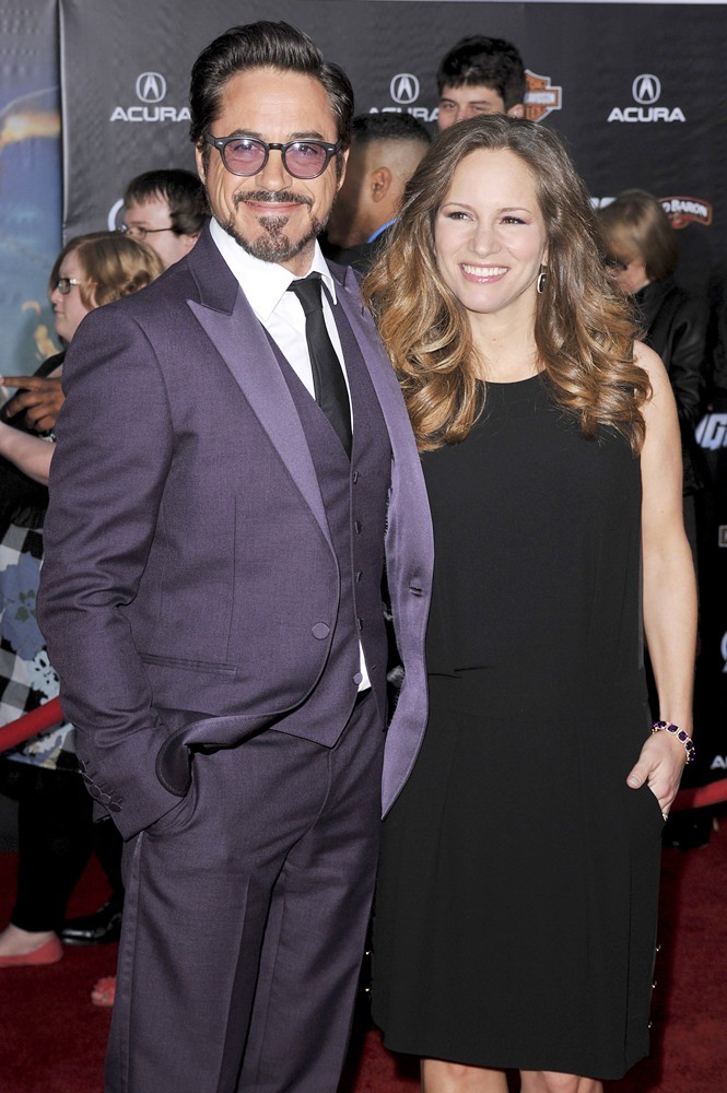 Robert Downey Jr.;Susan Levin;<br>World Premiere of The Avengers - Arrivals