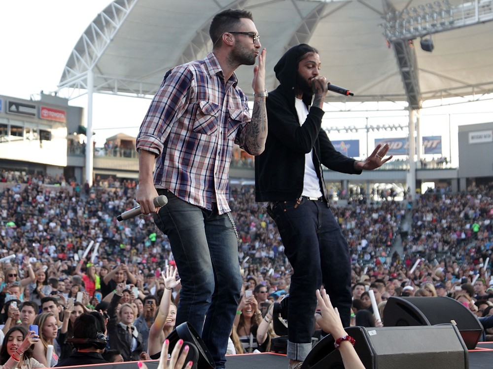 Adam Levine;Travis McCoy;<br>102.7 KIIS FM's Wango Tango 2012 - Show