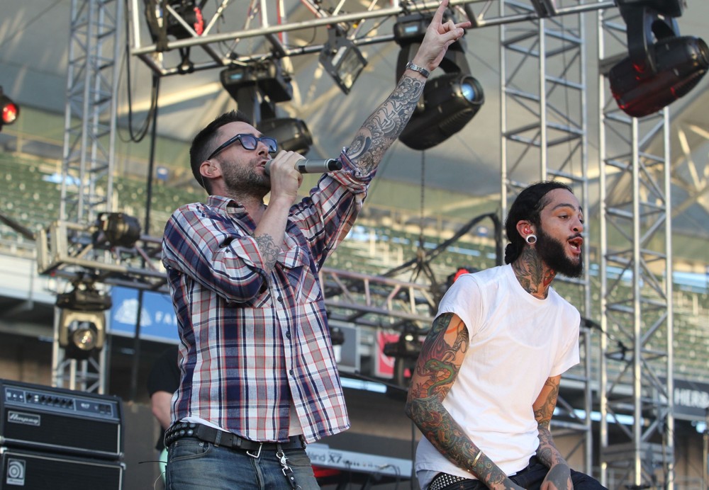 Adam Levine;Travis McCoy;<br>102.7 KIIS FM's Wango Tango 2012 - Show