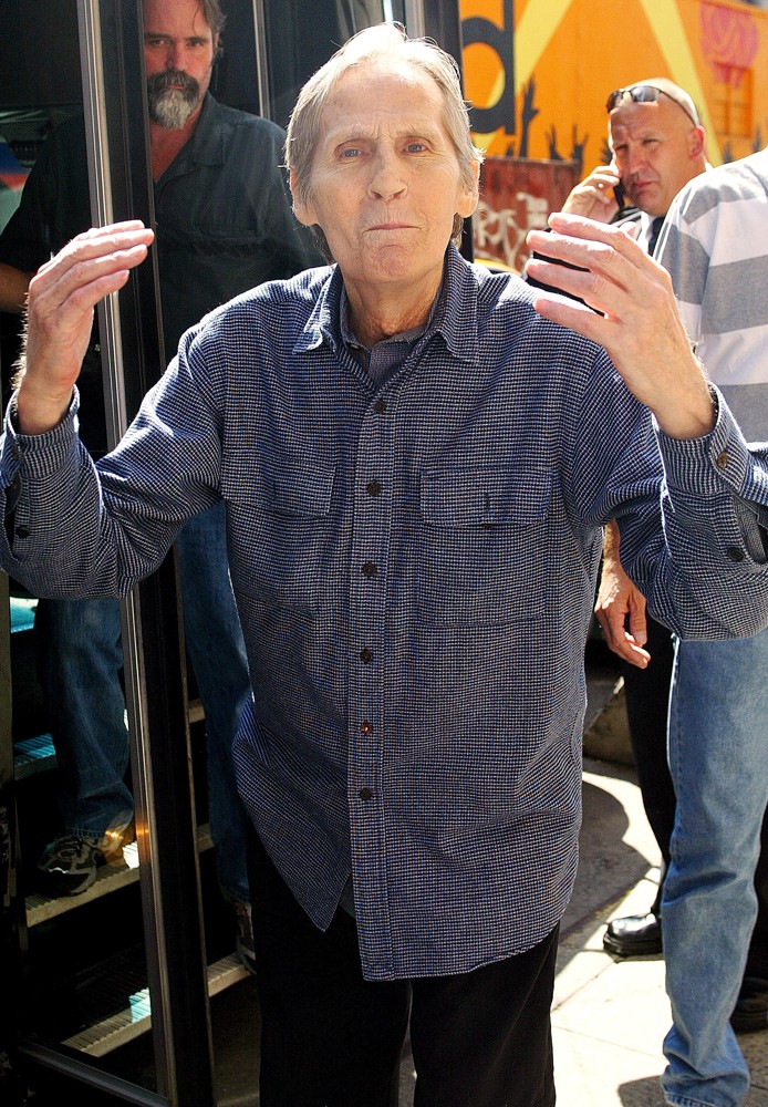 Levon Helm;<br>Levon Helm Outside Ed Sullivan Theatre for The Late Show with David Letterman
