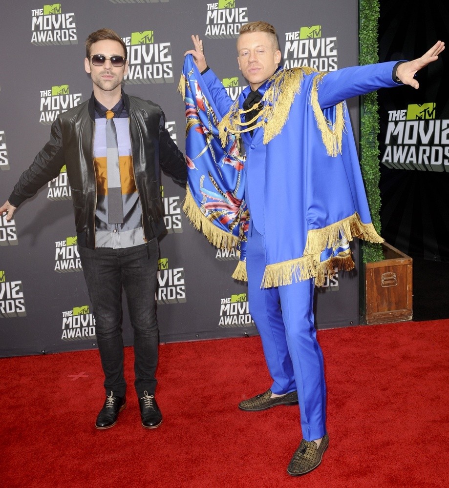 Ryan Lewis;Macklemore;<br>2013 MTV Movie Awards - Arrivals