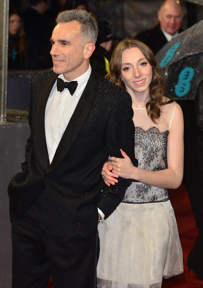 Daniel Day-Lewis;Charissa Shearer;<br>The 2013 EE British Academy Film Awards - Arrivals
