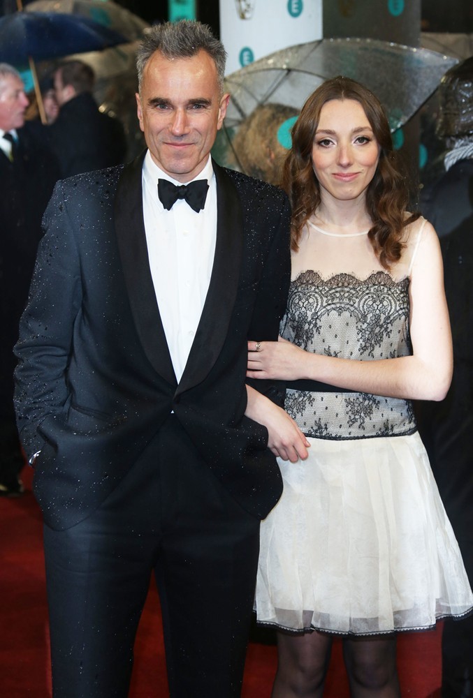 Daniel Day-Lewis;Charissa Shearer;<br>The 2013 EE British Academy Film Awards - Arrivals