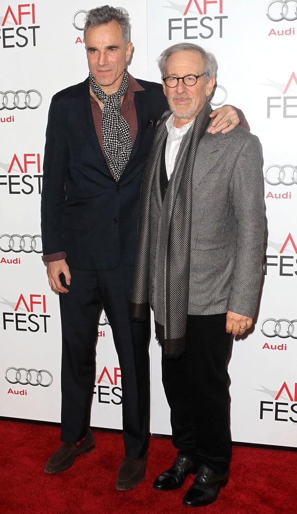 Daniel Day-Lewis;Steven Spielberg;<br>2012 AFI Fest - Lincoln Premiere - Arrivals