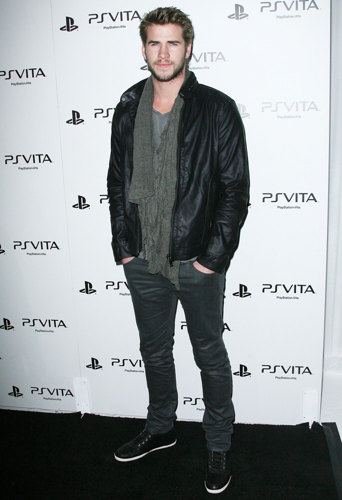 Liam Hemsworth;<br>Sony Playstation PS Vita Portable Entertainment System Launch Party