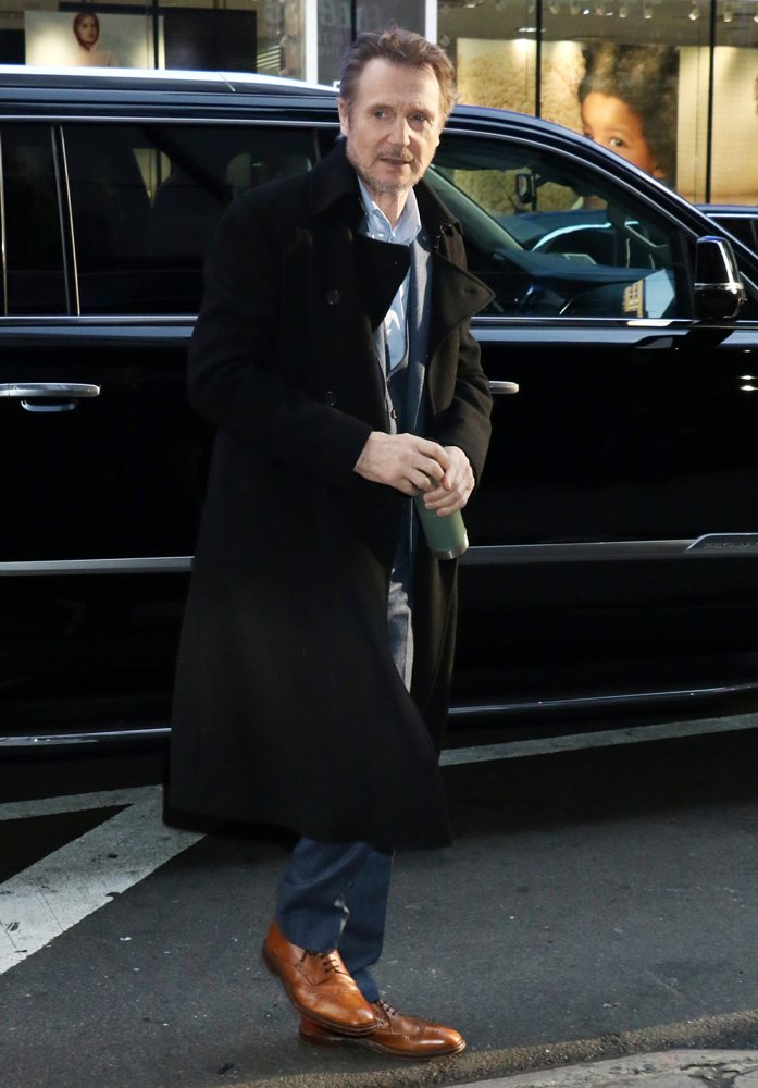 Liam Neeson at Good Morning America