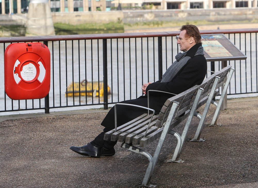 Liam Neeson;<br>Filming Love Actually