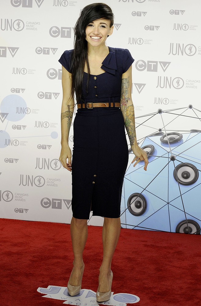LIGHTS;<br>2012 JUNO Awards - Arrivals