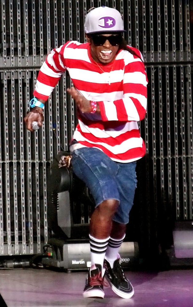 Lil Wayne;<br>Lil Wayne Performs on Stage During The I Am Music Tour