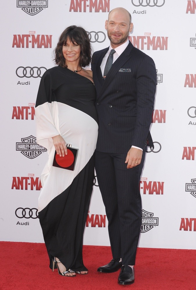 Evangeline Lilly;Corey Stoll;<br>Premiere of Marvel's Ant-Man - Red Carpet Arrivals