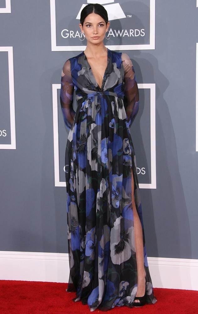 Lily Aldridge;<br>54th Annual GRAMMY Awards - Arrivals
