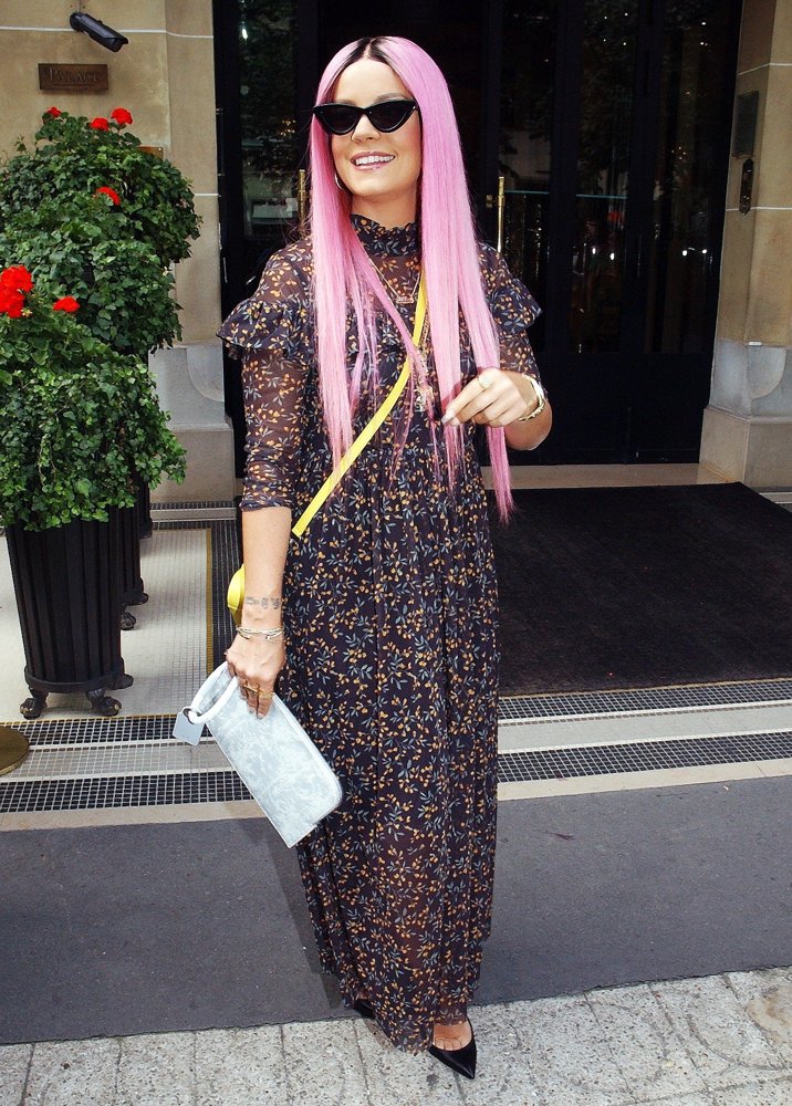 Lily Allen;<br>Lily Allen at The Plaza Athenee Hotel