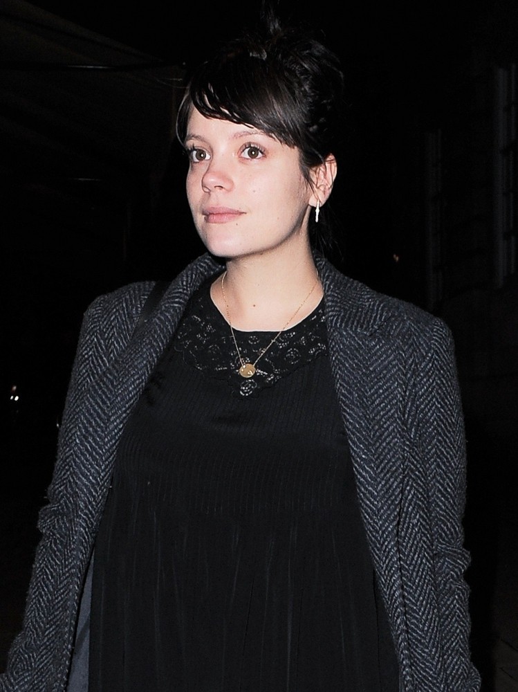 Lily Allen;<br>Lily Allen Leaving Lou Lou's in Mayfair After A Night Out