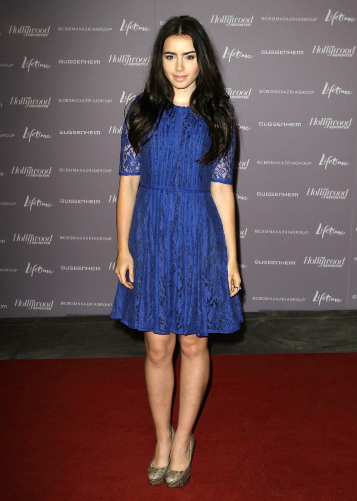 Lily Collins;<br>The Hollywood Reporter's Annual Power 100: Women in Entertainment Breakfast