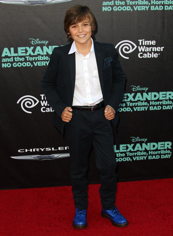 Lincoln Melcher;<br>Premiere of Disney's Alexander and the Terrible, Horrible, No Good, Very Bad Day - Arrivals