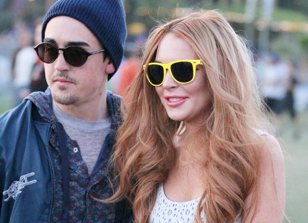 Lindsay Lohan;<br>Celebrities at The 2012 Coachella Valley Music and Arts Festival - Day 3