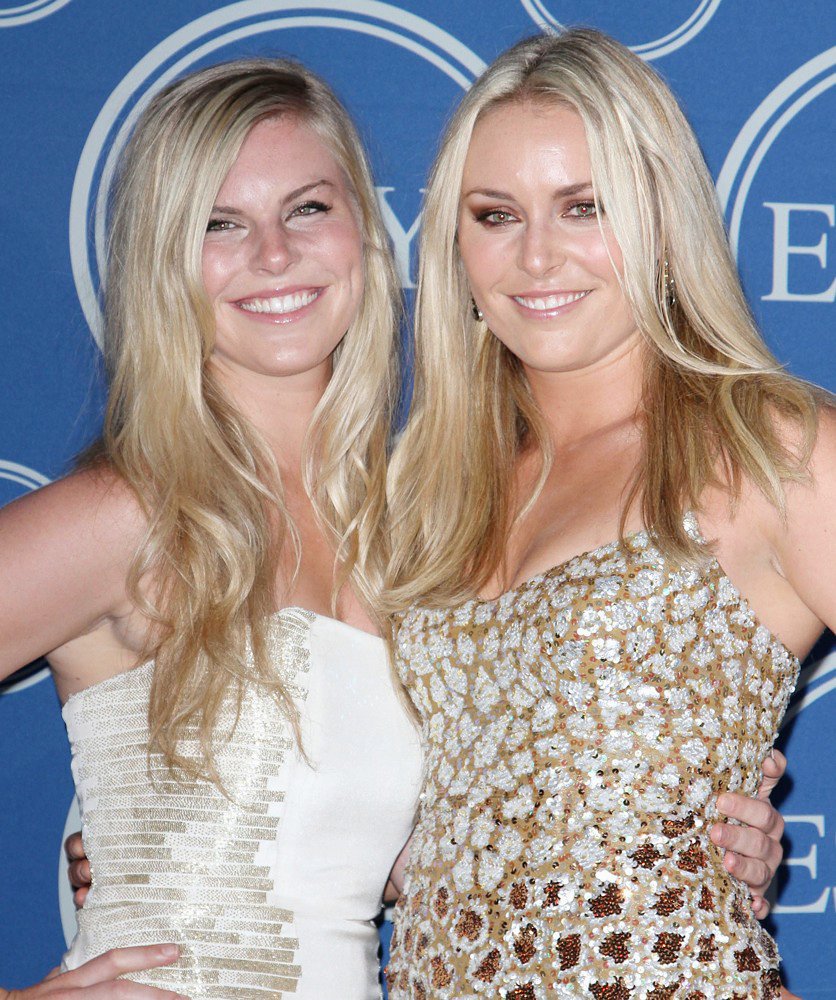 Karin Vonn;Lindsey Vonn;<br>The 2011 ESPY Awards - Press Room