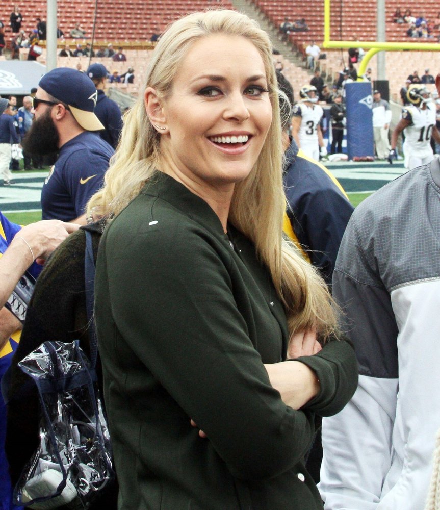 Celebrities Out at The Rams Game