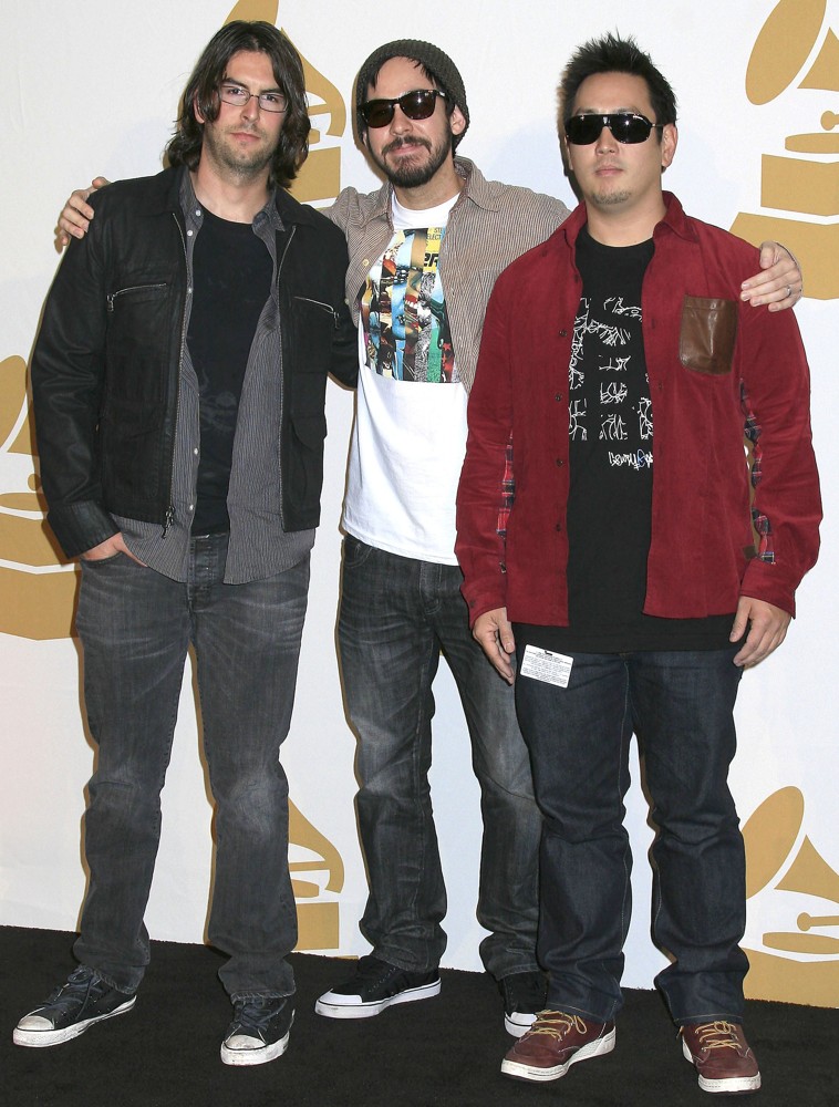 Rob Bourdon;Mike Shinoda;Joe Hahn;Linkin Park;<br>The 52nd GRAMMY Nominations Concert Live! - Press Room